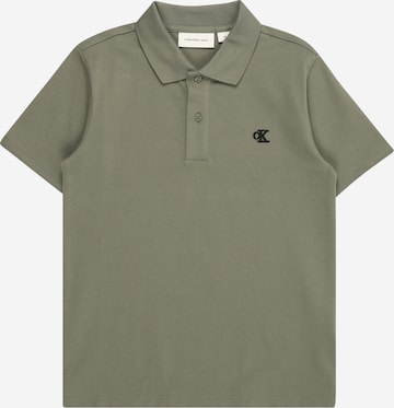 žalia Calvin Klein Jeans Marškinėliai 'ESSENTIAL': priekis