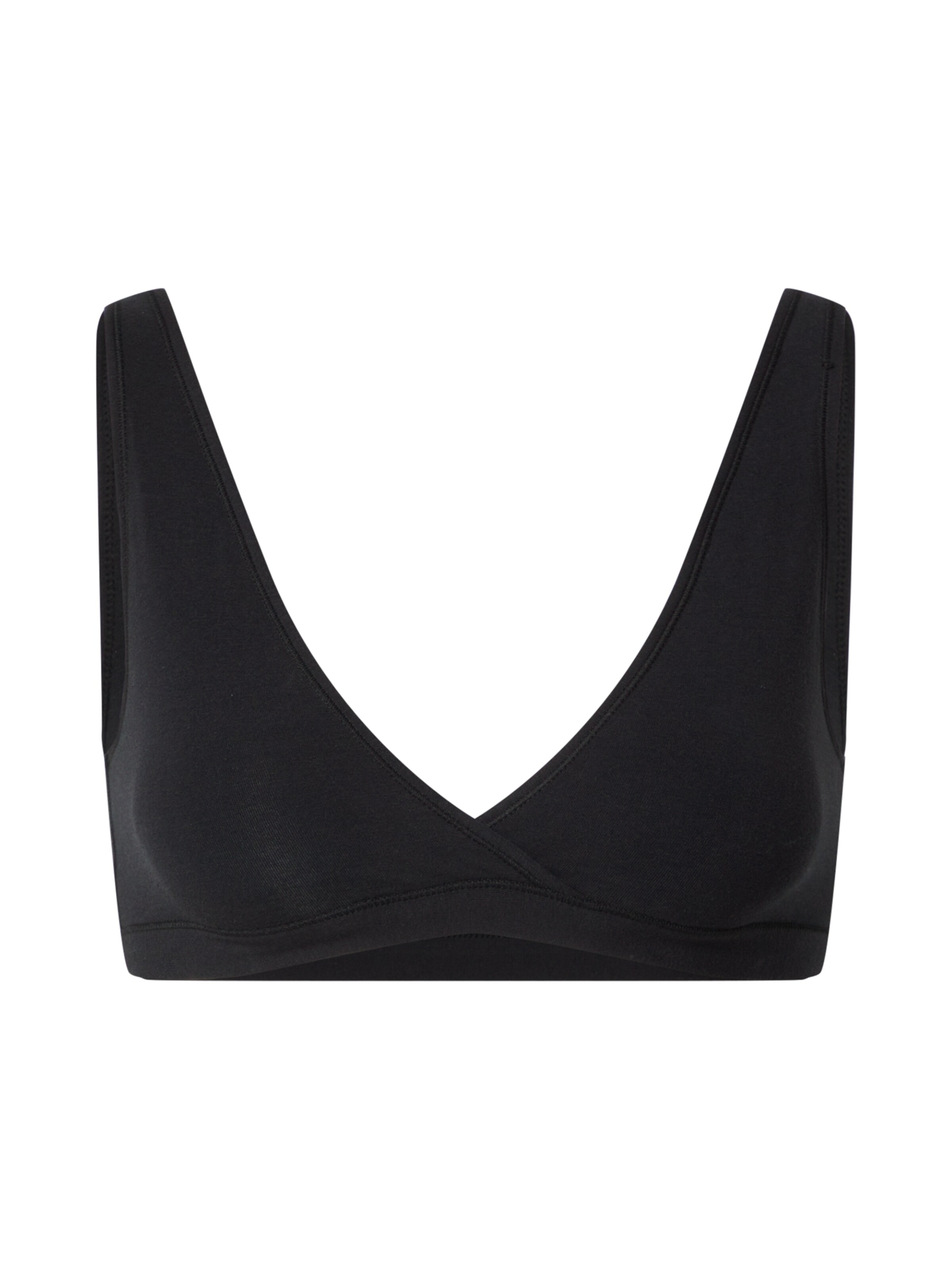 ETAM Triangel BH 'Coton 360' in Schwarz: Vorderseite