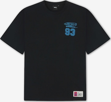 AND1 Paita 'Core 93' värissä musta: etupuoli