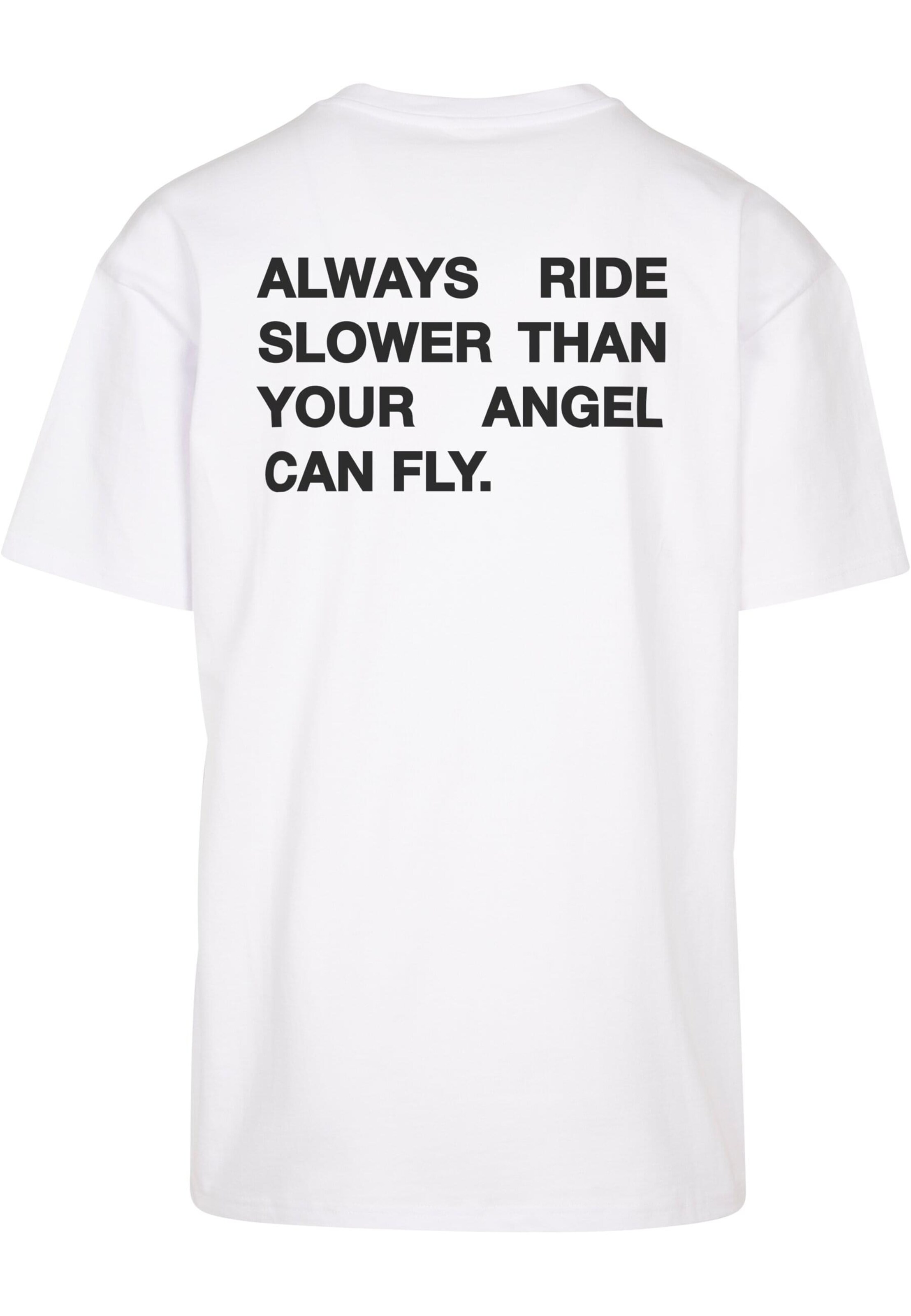 MT Upscale - Camiseta 'Moto' en blanco
