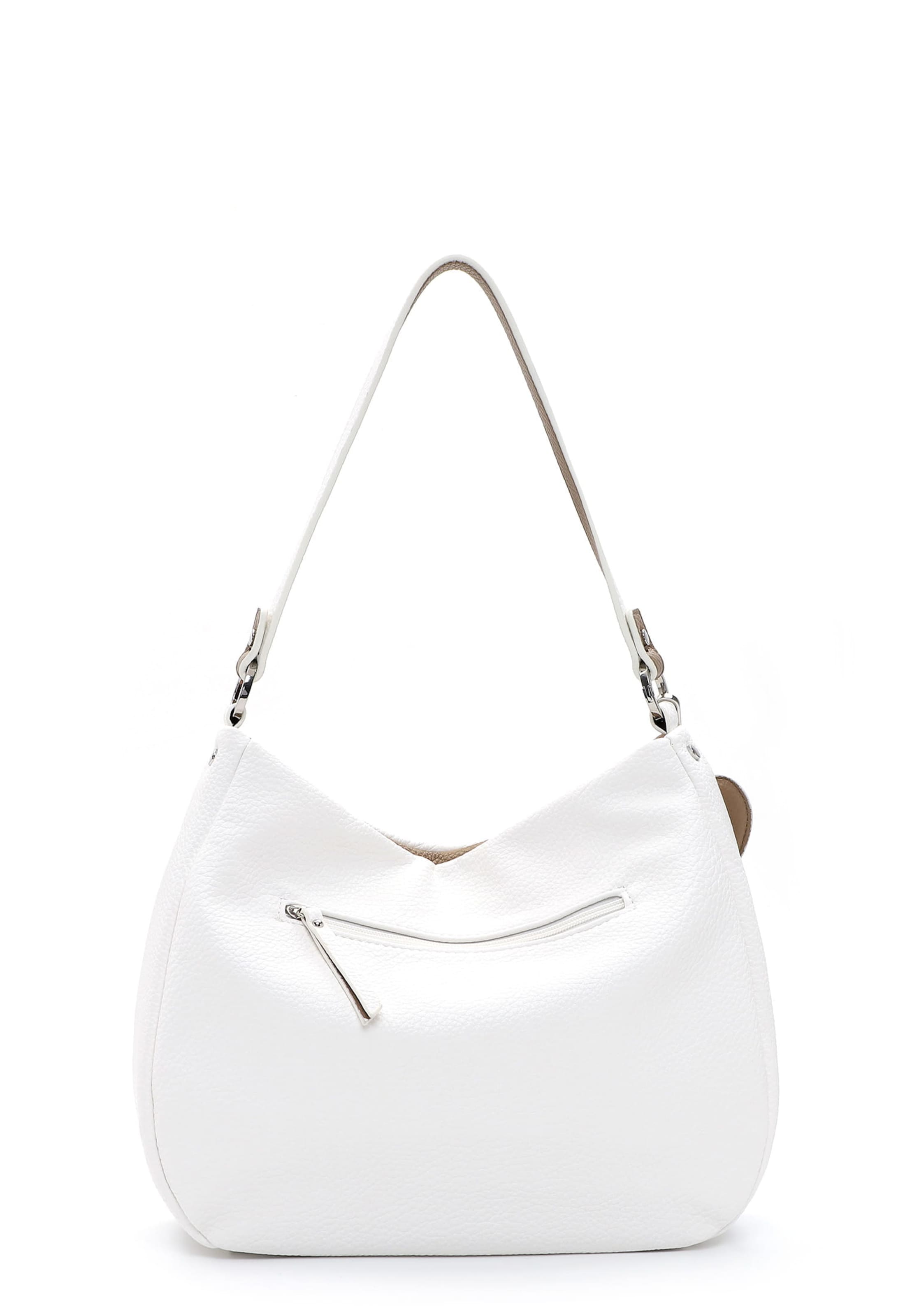 Borsa a sacco 'Enie' di Emily & Noah in bianco