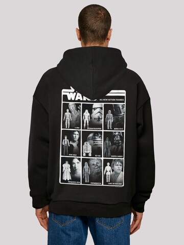 F4NT4STIC Sweatshirt 'Star Wars Class Of Action Figures' in Black: front