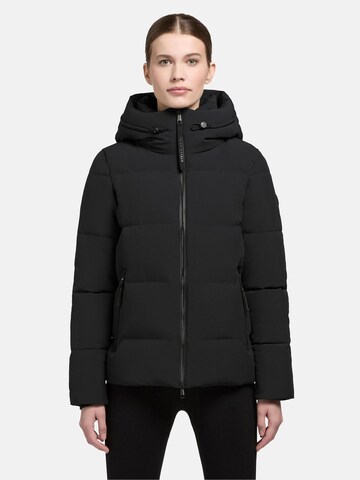 khujo Winterjas ' Fanc2-YM ' in Zwart: voorkant