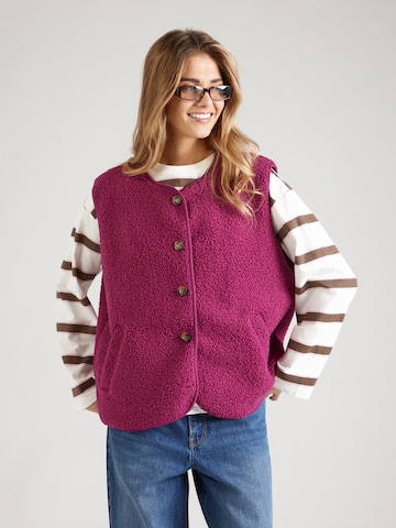 Gilet di Sublevel in lilla: frontale