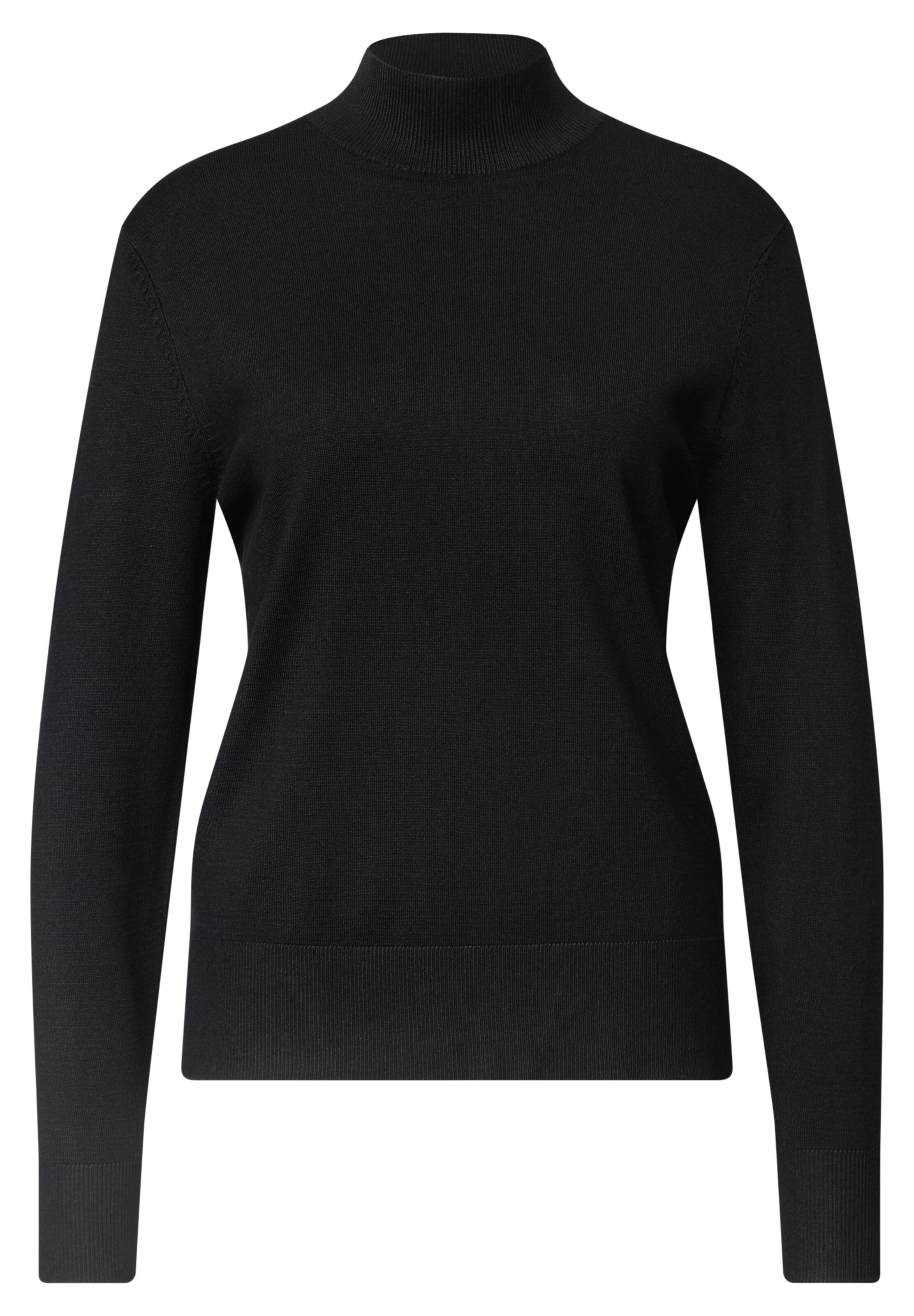 STREET ONE Pullover in Schwarz: Vorderseite