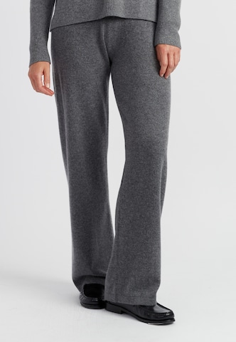 Chinti & Parker Zvonové kalhoty Kalhoty 'Pure Cashmere' – šedá: přední strana