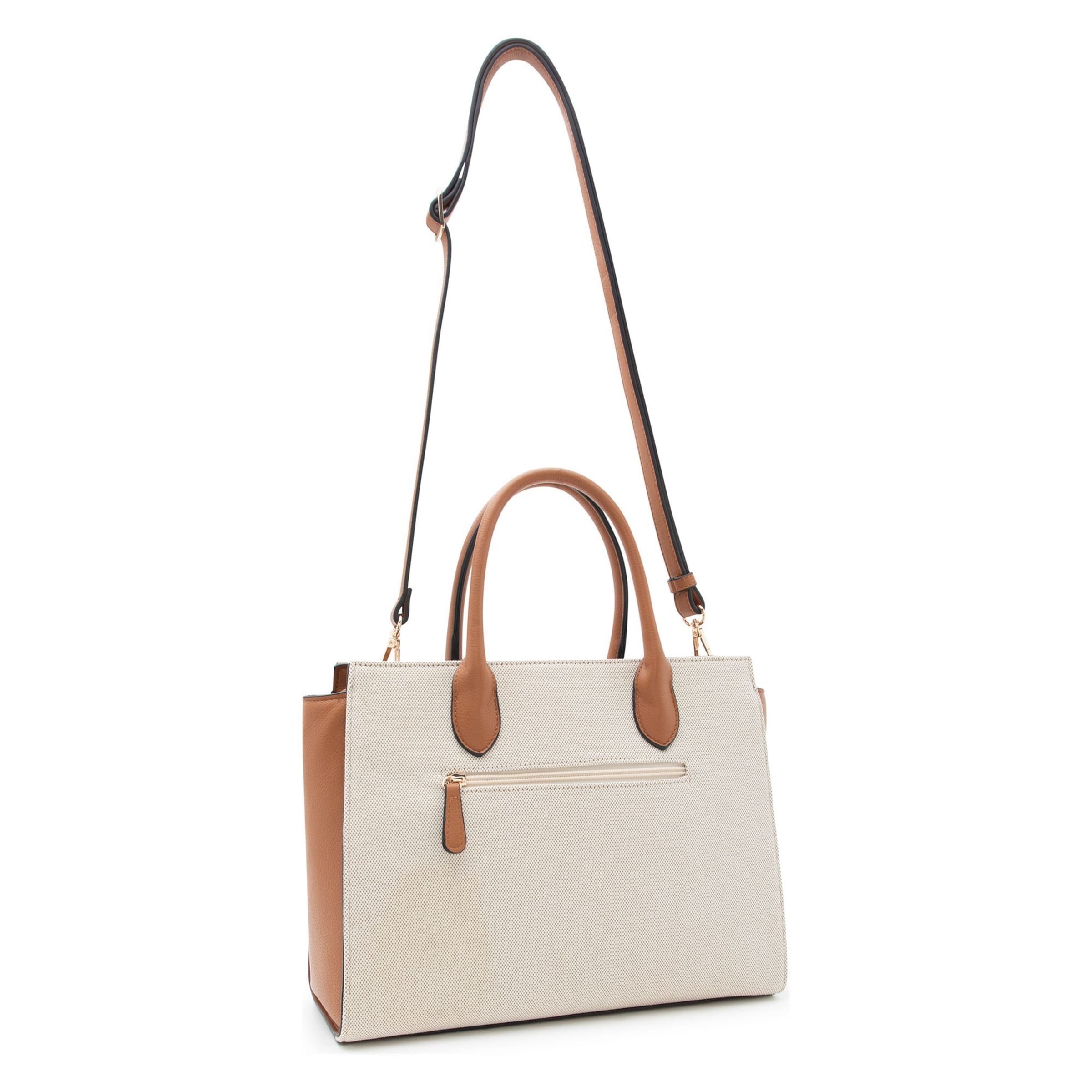 Cabas 'Rea' L.CREDI en beige