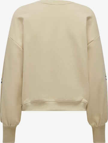 Sweat-shirt 'BROOKE' ONLY en beige