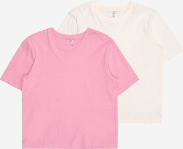 Maglietta 'KOGRex' di ONLY GIRLS in rosa: frontale