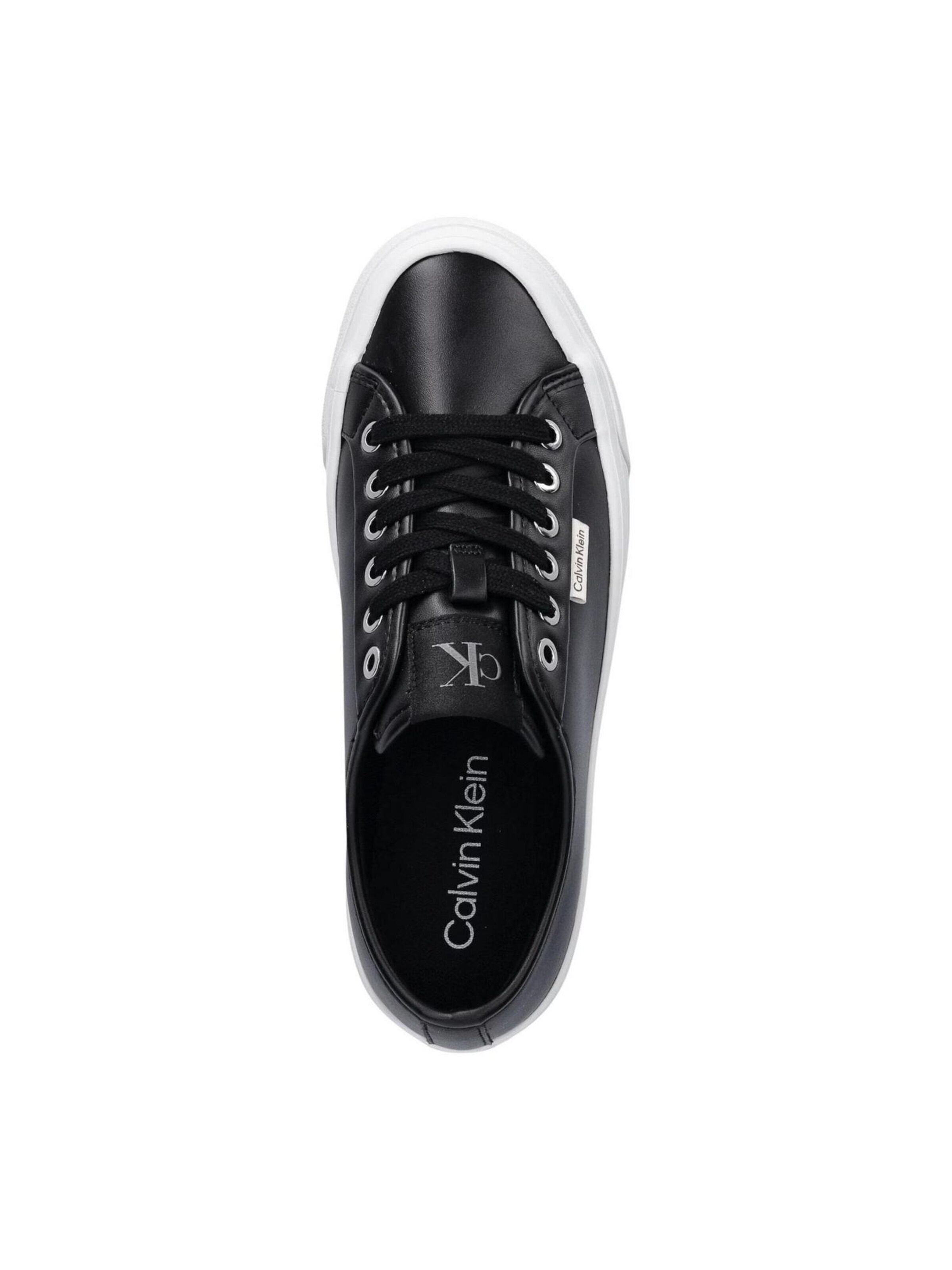 Calvin Klein Jeans Platform trainers 'VULC FLATF LACE UP L YW0YW01932' in Black