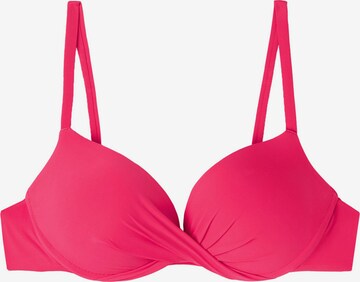 CALZEDONIA T-shirt Bikini Top in Pink: front