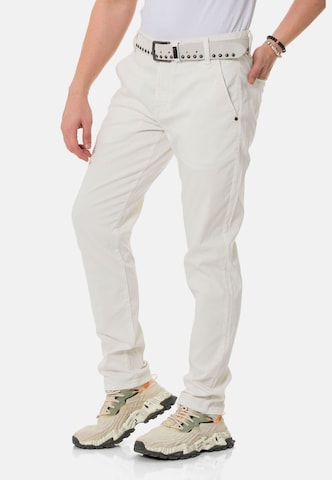 CIPO & BAXX Regular Chino Pants in White