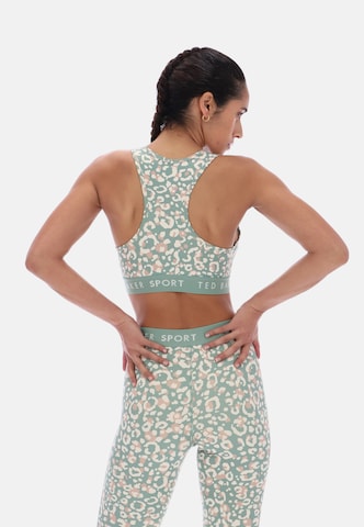 Low support Reggiseno sportivo 'Essentials' di Ted Baker in verde