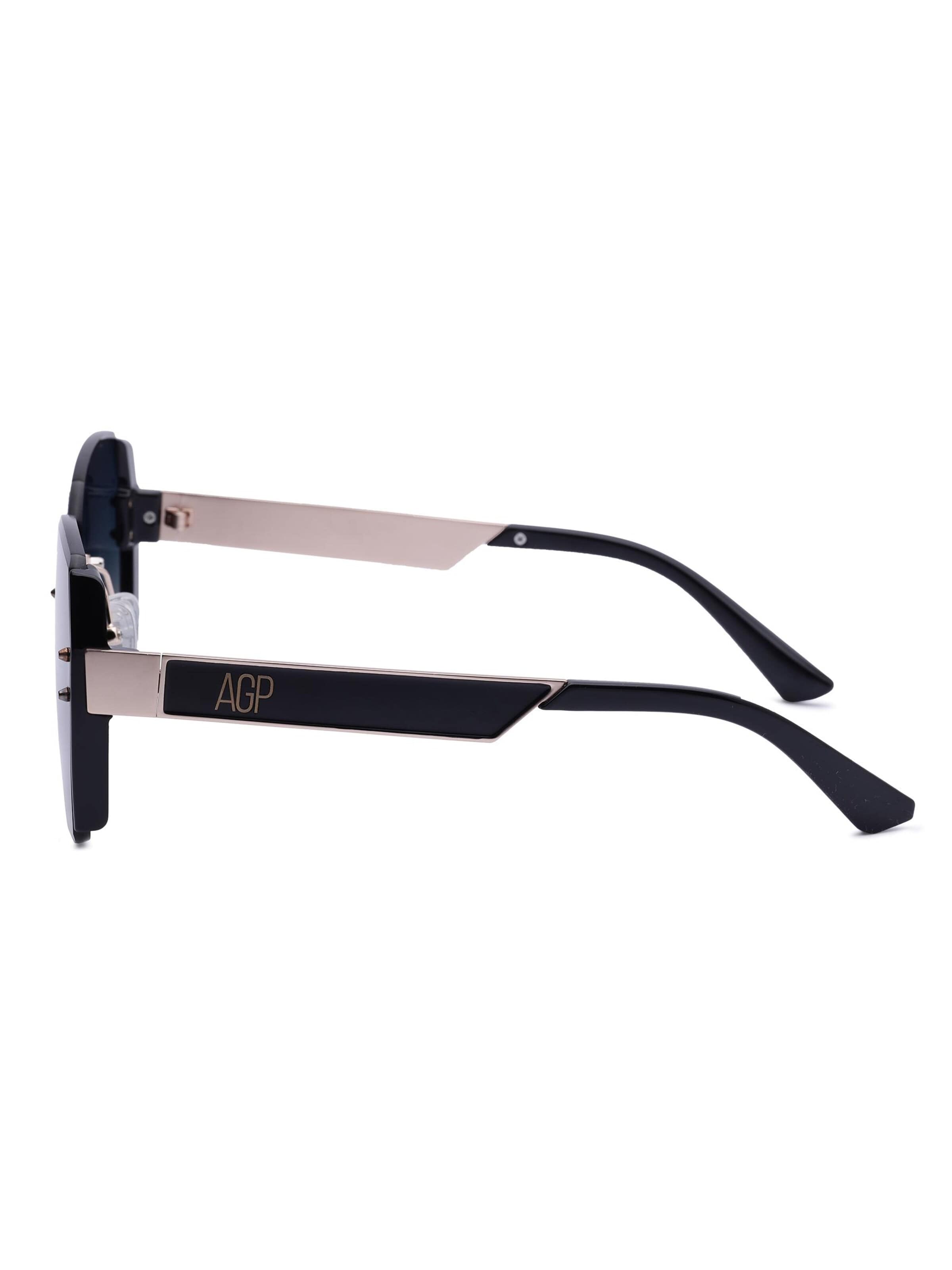 AVANT-GARDE PARIS Sonnenbrille 'Square Eirini' in Schwarz