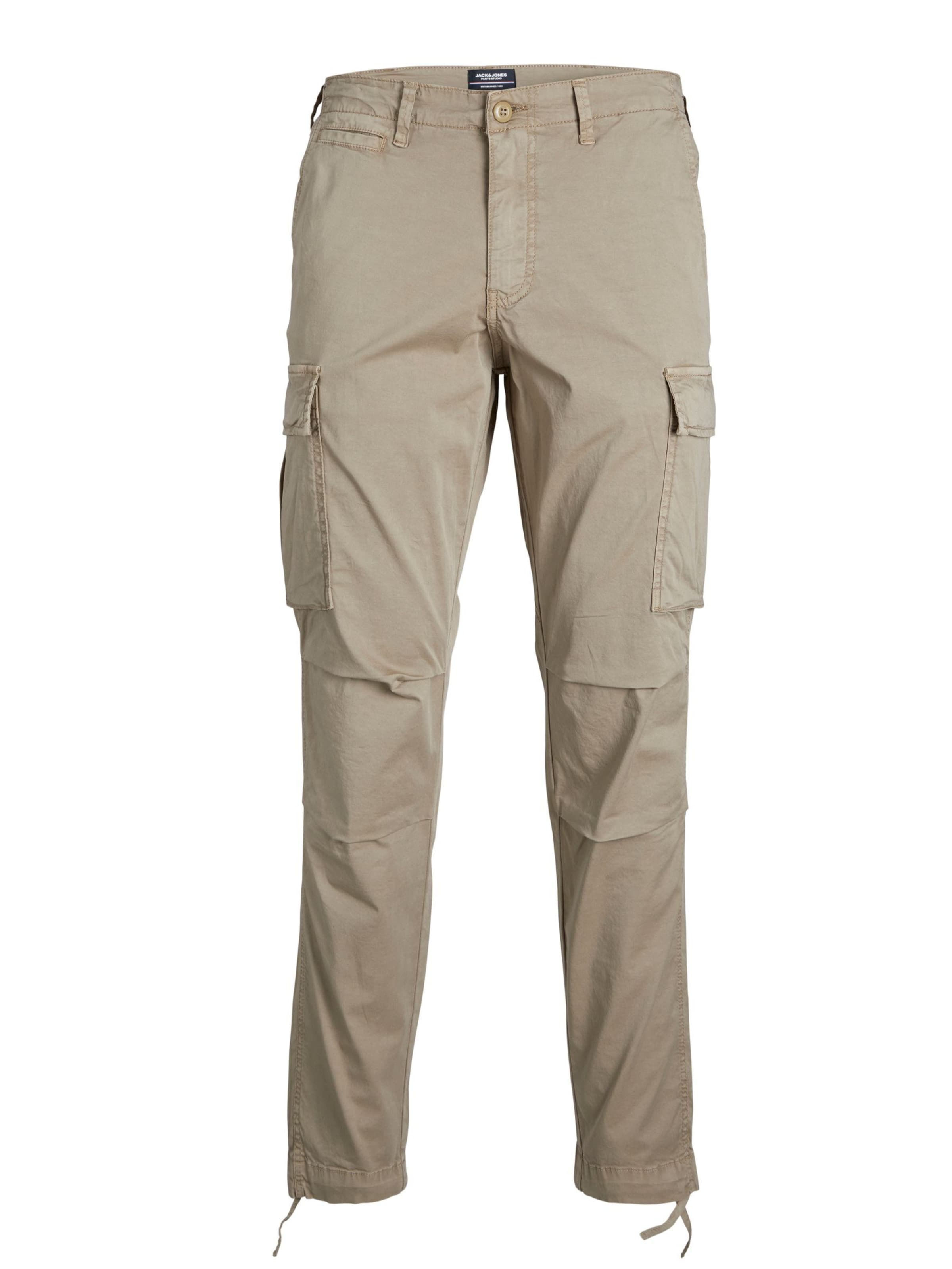 JACK & JONES Tapered Hose  'Ace Tucker' in Beige: Vorderseite
