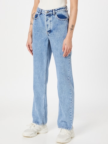 Nasty Gal Regular Jeans in Blue: front