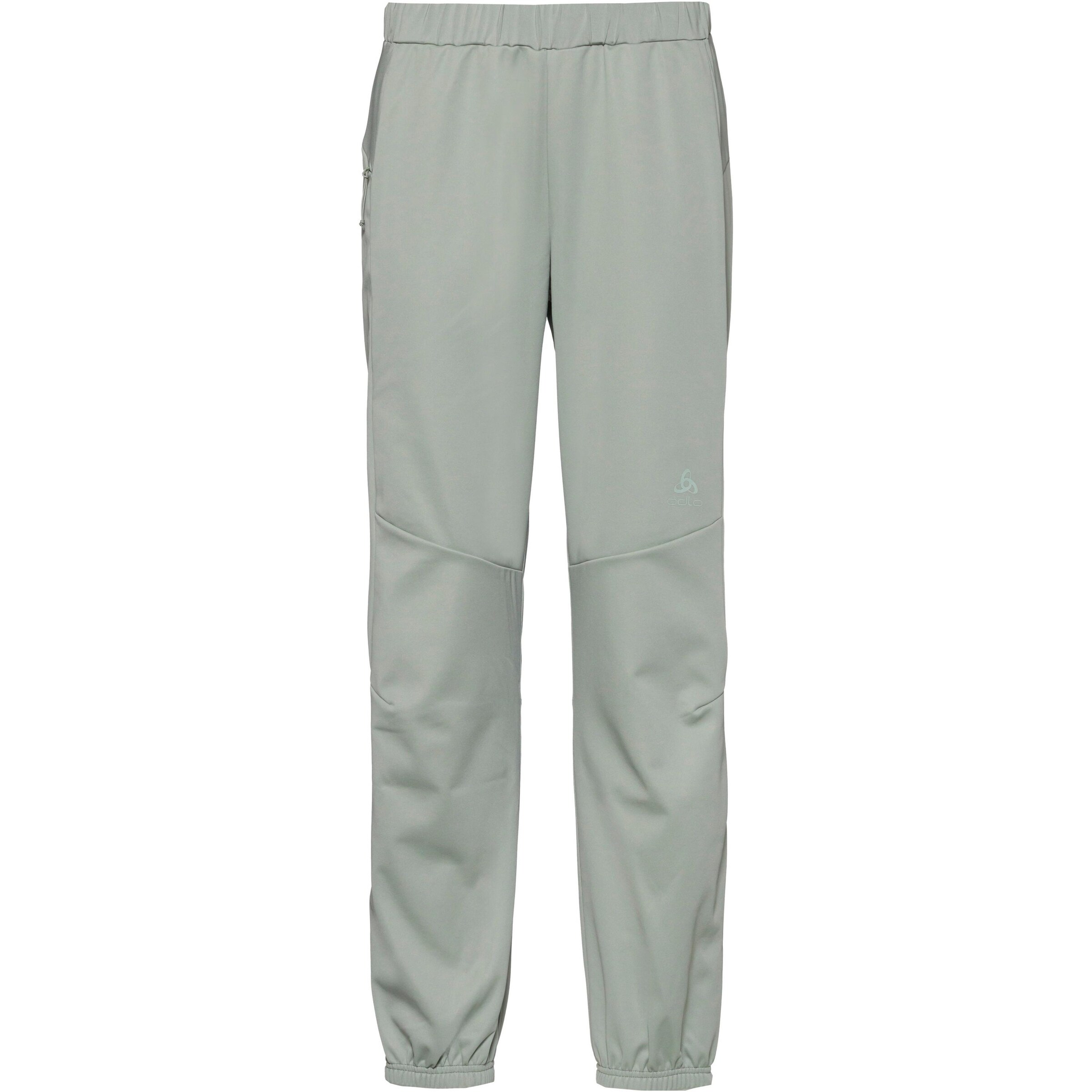 ODLO Tapered Sporthose in Grau: Vorderseite