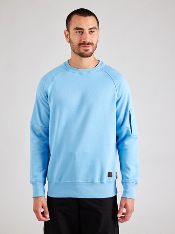 Key Largo Sweatshirt 'KLACCEPT' i blå: framsida