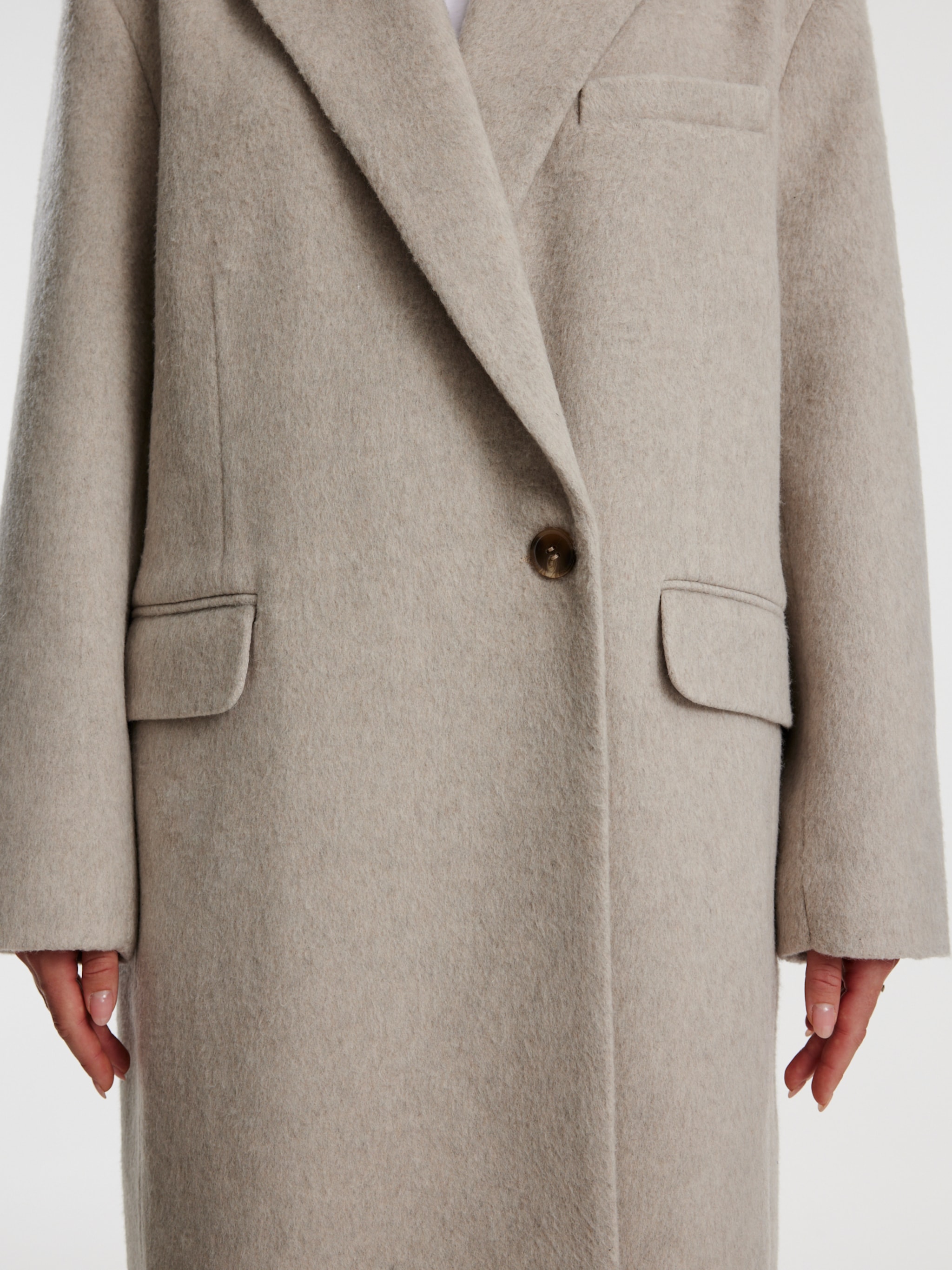 EDITED Produkter Overgangsfrakke 'Diane' beige