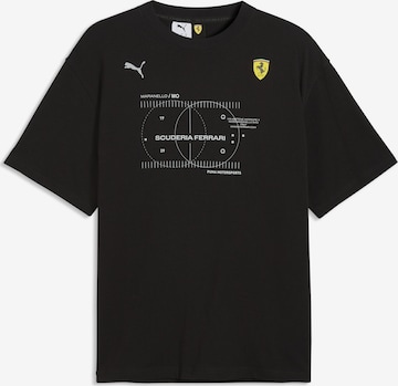 PUMA Performance Shirt 'Scuderia Ferrari' in Black: front