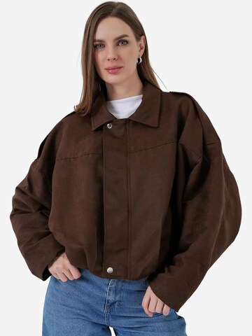 Giacca di mezza stagione di Bigdart in marrone: frontale