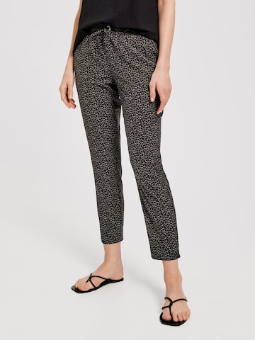 OPUS Slim fit Trousers 'Melpin' in Black: front