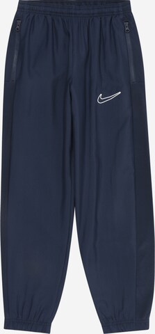 NIKE Regular Sports trousers in Blue: front