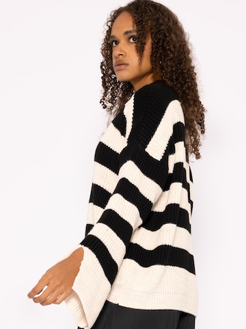 SASSYCLASSY - Pullover oversized em bege