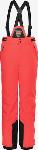 KILLTEC Regular Workout Pants in Orange: front