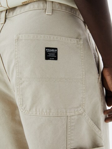 Pull&Bear Loosefit Broek in Beige