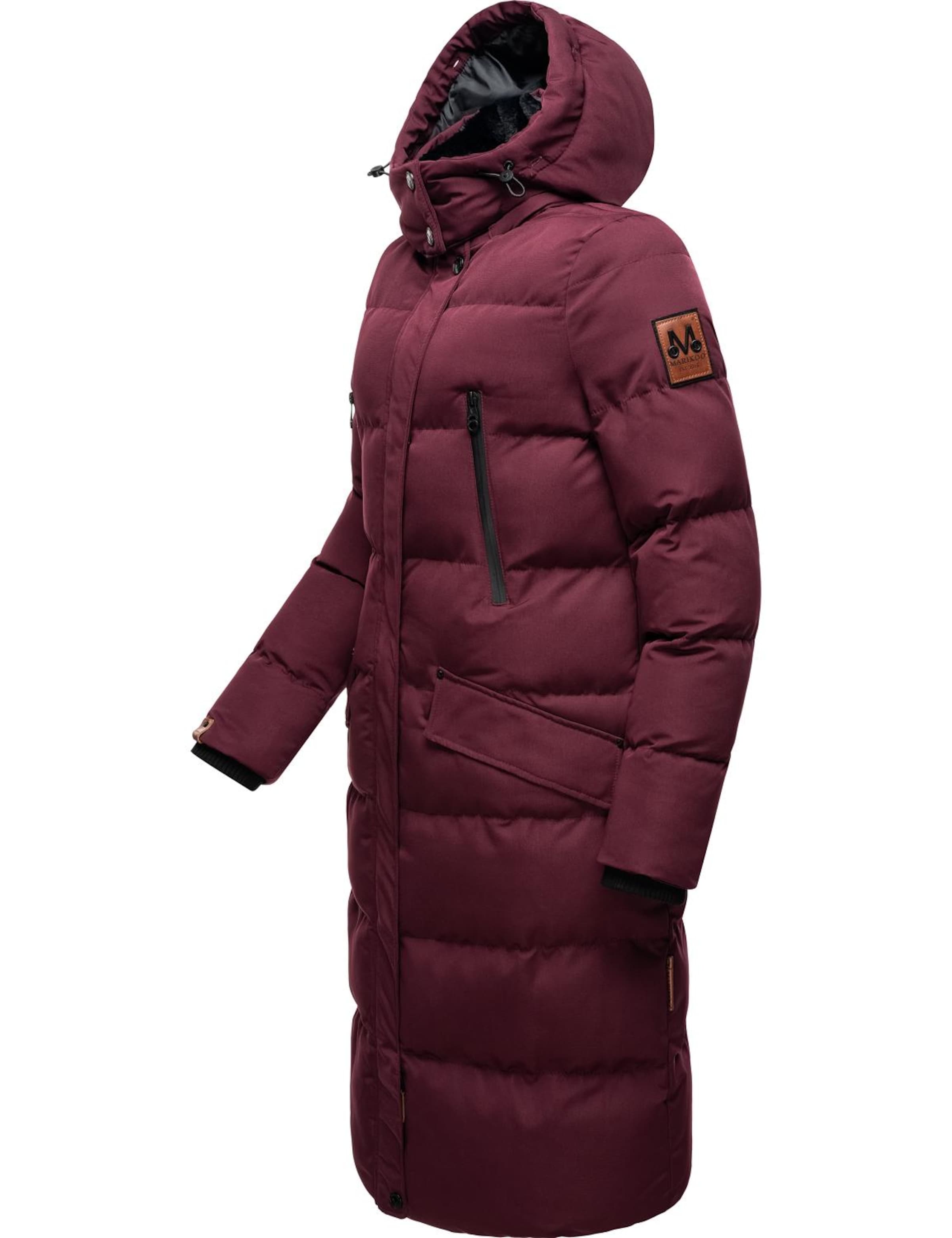 Manteau d’hiver 'Schneesternchen' MARIKOO en rouge