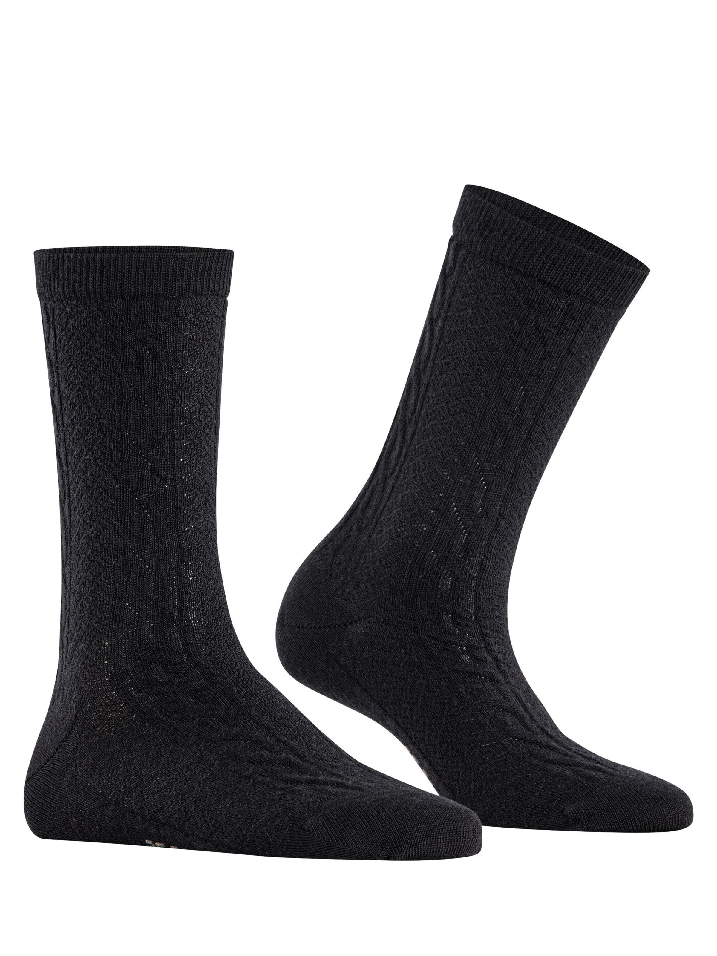 FALKE Socks 'Declivity' in Black