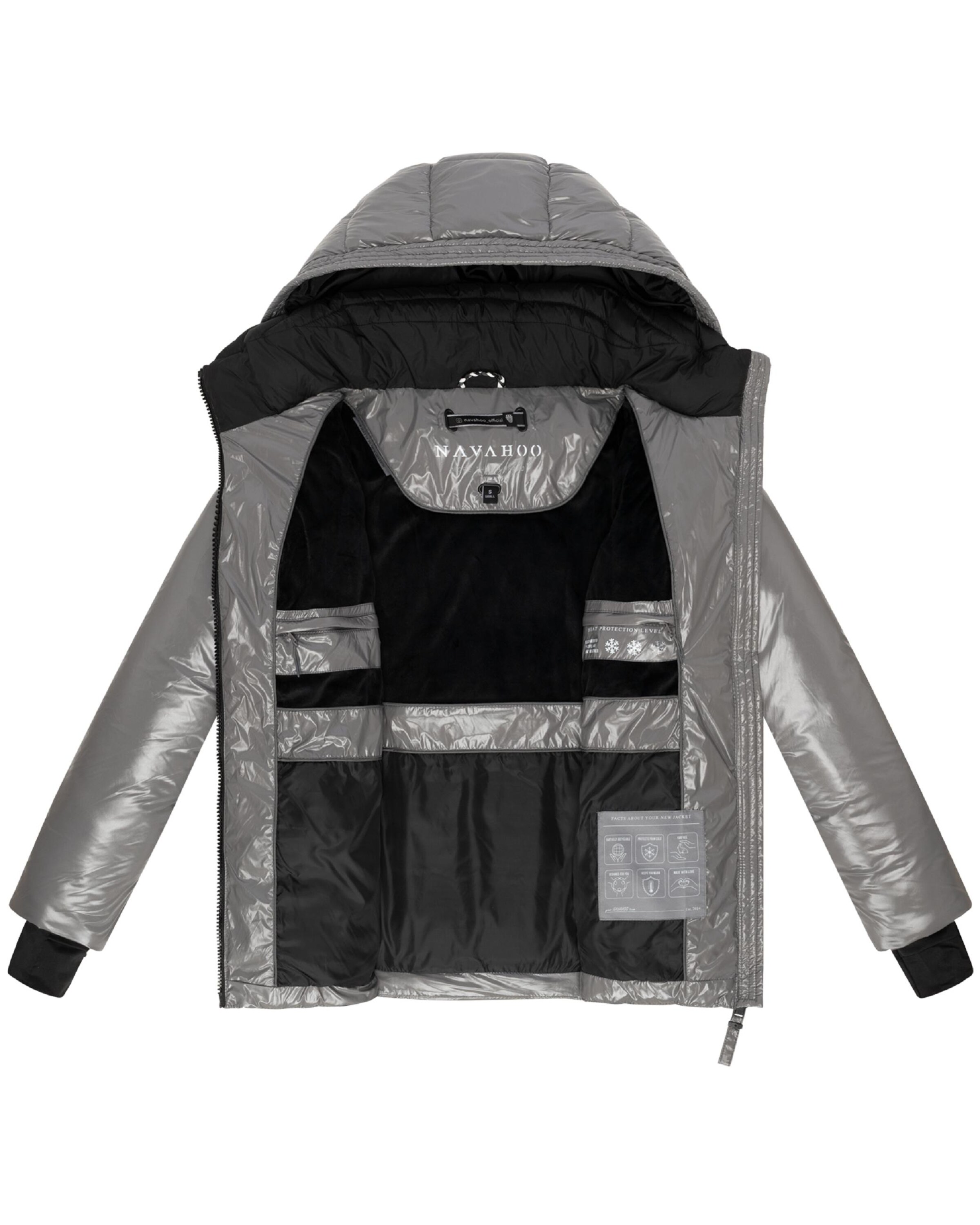 NAVAHOO Функциональная куртка 'Eisglanz 14' в Серый