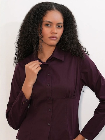 Bigdart Bluse in Lila