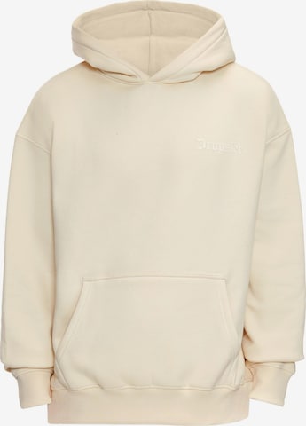 Dropsize Sweatshirt in Wit: voorkant