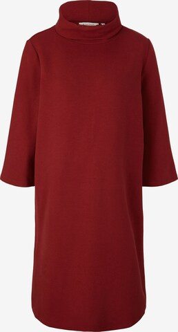 TOM TAILOR Jurk in Rood: voorkant