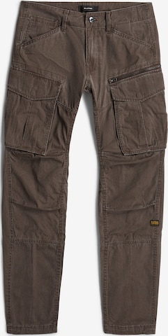 Effilé Pantalon cargo G-STAR en marron : devant
