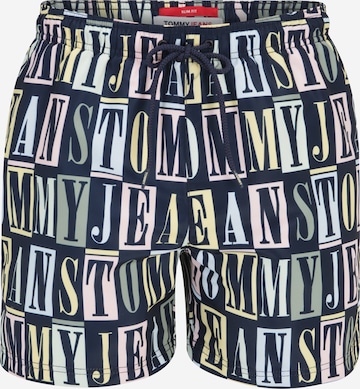 Tommy Jeans Badshorts i svart: framsida