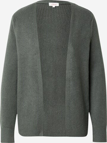 Cardigan s.Oliver en vert : devant