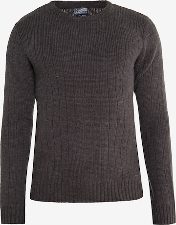 Pull-over DreiMaster Vintage en gris : devant