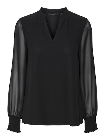 VERO MODA - Blusa 'Blumi' em preto: frente