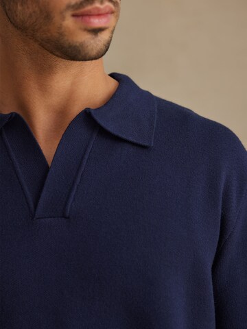 DAN FOX APPAREL Pullover 'Jaron' in Blau