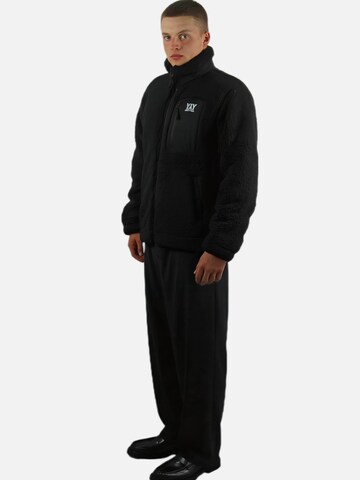 HEFTYKA Fleecejacke 'SHERPA'‌‌‌‌‌‌ in Schwarz