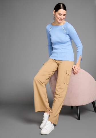 HECHTER PARIS Pullover in Blau