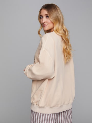 ABOUT YOU x Sharlota Sweatshirt 'Franca' in Beige