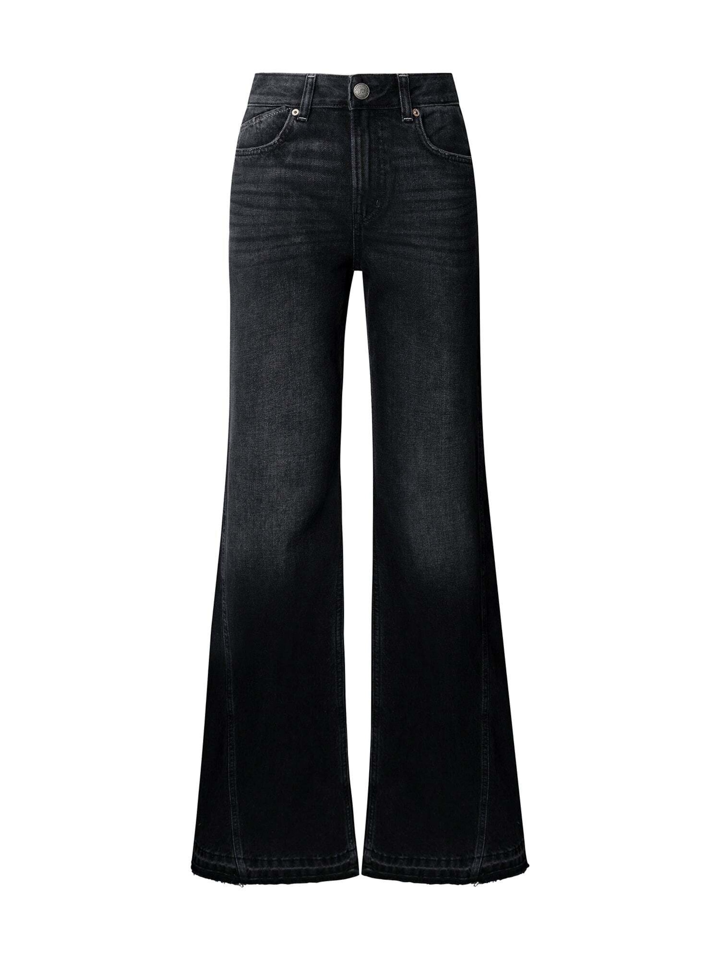 Pepe Jeans Flared Jeans ' BELLE' in Schwarz: Vorderseite