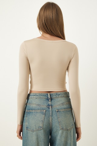 T-shirt Happiness İstanbul en beige