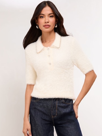 Lipsy Sweater in Beige: front