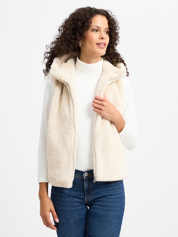 Marie Lund Vest in Beige: front