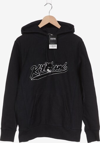 Maison Kitsuné Sweatshirt & Zip-Up Hoodie in S in Black: front